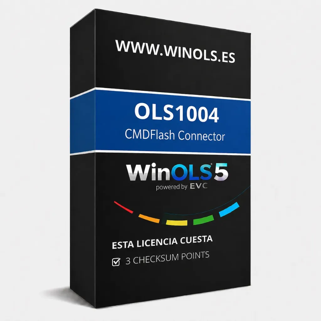 OLS1004 CMDFlash Connector para WinOLS – Importação e exportação CMD Slave