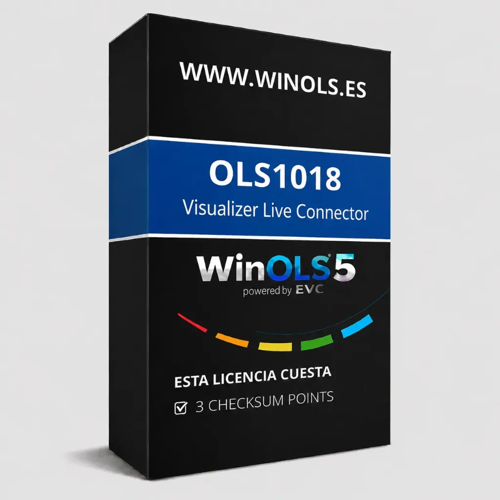 OLS1018 Visualizer Live Connector para WinOLS – Plugin oficial EVC _